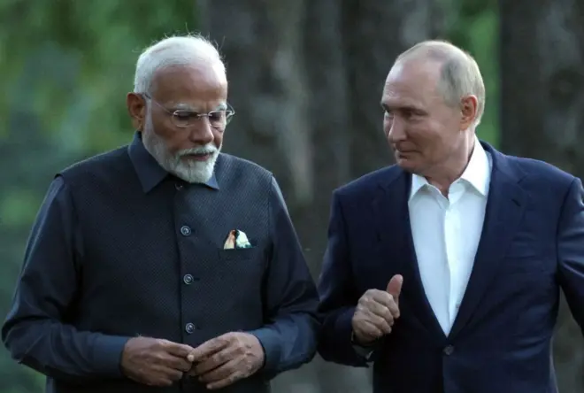 modi and putin