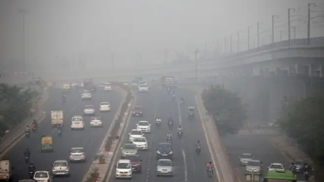 德里的空气污染程度严重