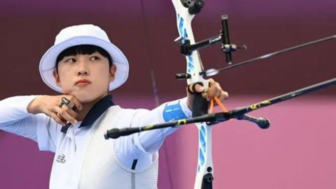 اللاعبة الكورية