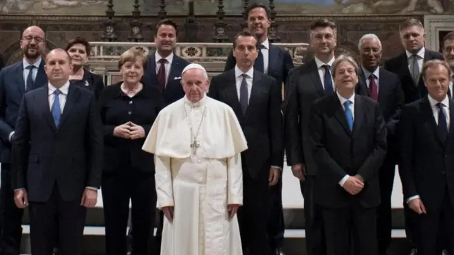 Papa ve AB liderleri