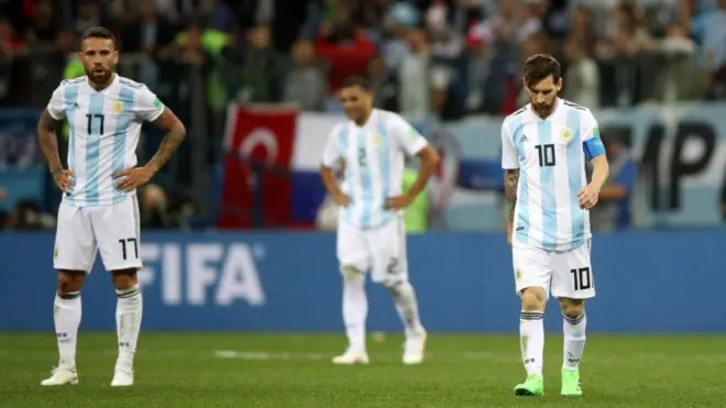 Messi y compañía no estuvieron a la altura de la situación y fueron superados por Croacia.
