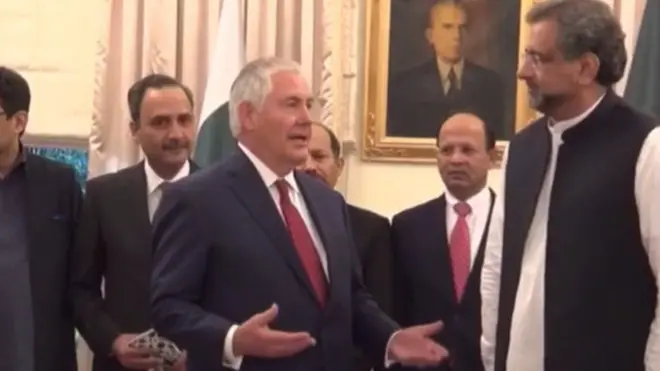 ٹلرسن عباسی ملاقات