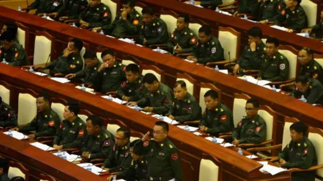 လွှတ်တော်တွင်းက တပ်မတော်သားကိုယ်စားလှယ်များ