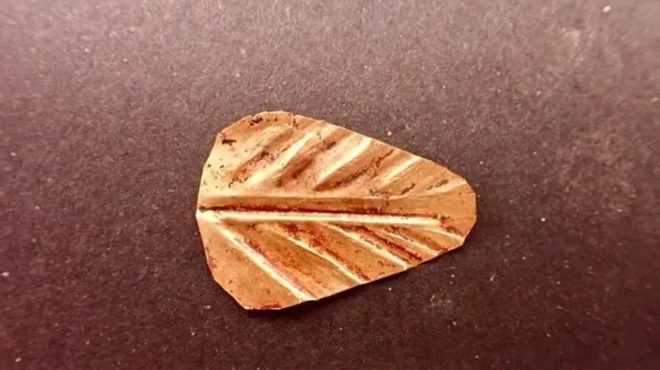 รูปแผ่นลิ้นทองคำ 