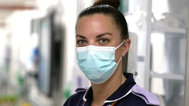 Senior nurse Jenny Cain