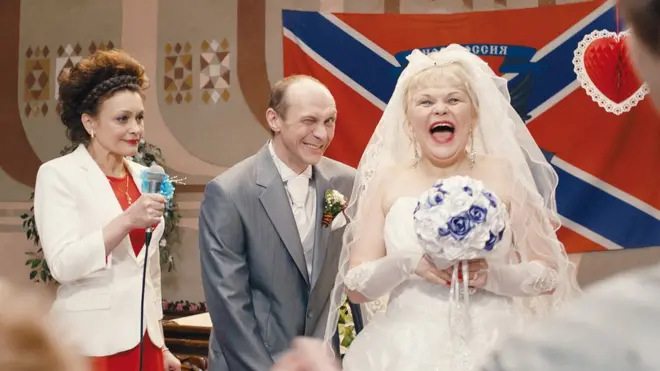 Кадр з фільму "Донбас"