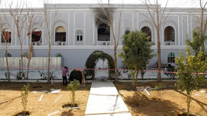 مواد انفجاری در زیر مبل مهمانخانه جاگذاری شده بود