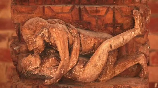 El Kama Sutra -representado aquí en un relieve en Nepal- es un nombre conocido mundialmente.