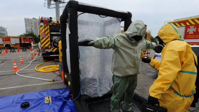 29 червня в Україні проходили навчання на випадок надзвичайної ситуації на ЗАЕС
