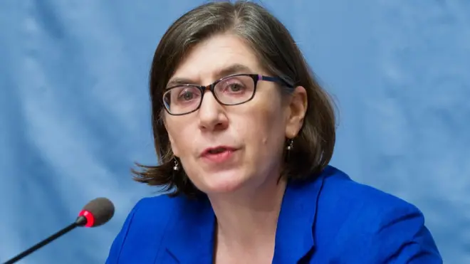 Dubbii himtuun Komishinii Mirga Nmaoomaa UN, Liz Throssell