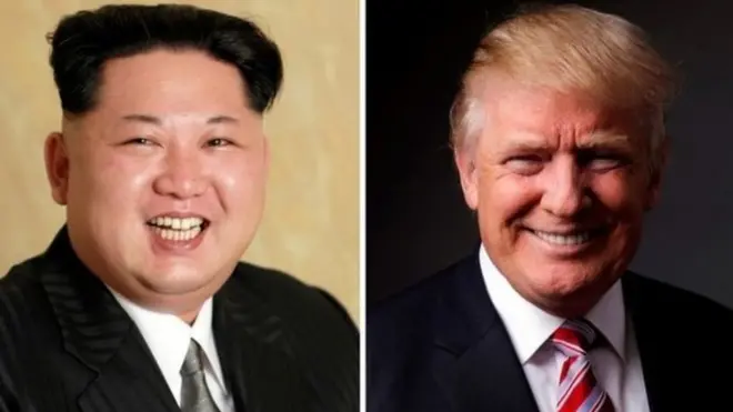 Şimali Koreya lideri Kim Jong-un, ABŞ prezidenti Donald Trump