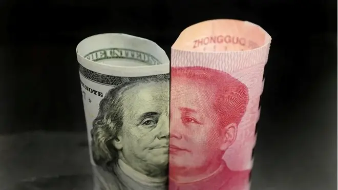 चीन र अमेरिका मुद्रा