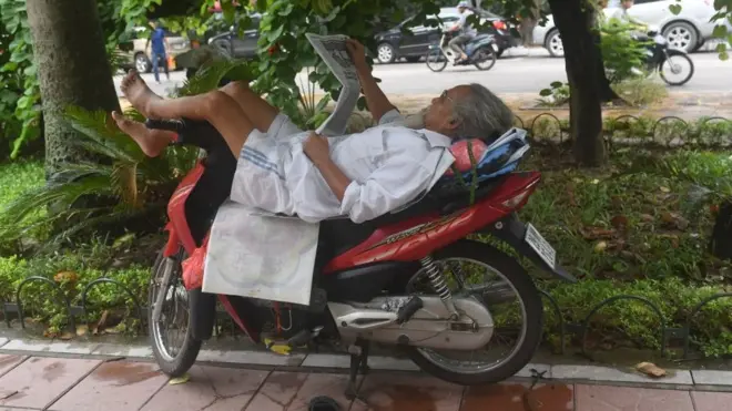 Tại một công viên ở TPHCM
