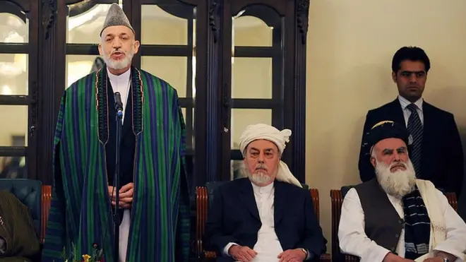 سید احمد ګیلاني د افغانستان سولې عالي شورا مشرتوب پر غاړه درلود