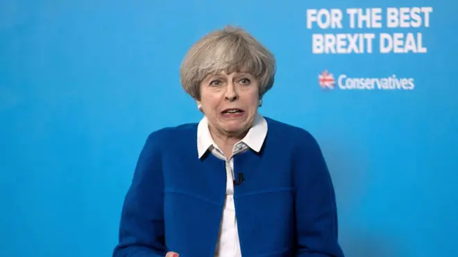 英国首相特雷莎·梅（30/5/2017）