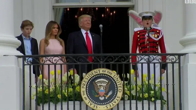 ميلانيا ترامب ودونالد ترامب