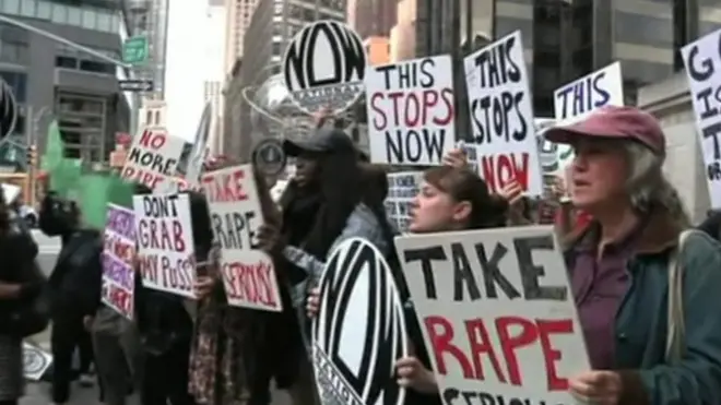 بعد از انتشار ویدیویی از صحبتهای 11 سال پیش دونالد ترامپ درباره زنان، اتهامات تازه ای / کارزار انتخاباتی نامزد جمهوریخواهان برای ریاست جمهوری را به مخاطره انداخته.