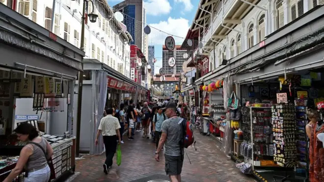 Situasi Pecinan di Singapura.