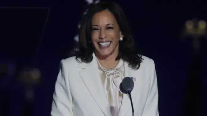 El discurso de Kamala Harris el pasado sábado fue aplaudido por su tono optimista.