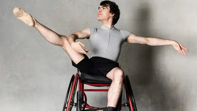 The dancer who performs in a wheelchair