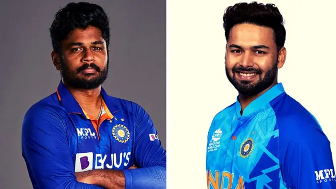 संजू सैमसन और ऋषभ पंत