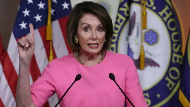 Speaker Pelosi said she is concerned for the President Trump's well being and that of the country