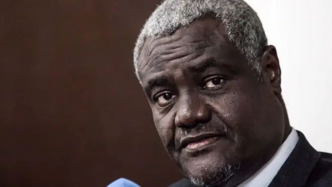 Moussa Faki Mahama, le président de la commission de l'Union africaine