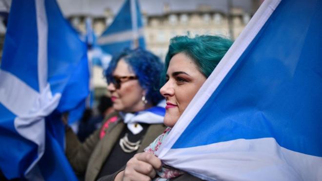 مؤيدو استقلال اسكتلندا