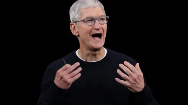 Tim Cook has warned of potential product shortages