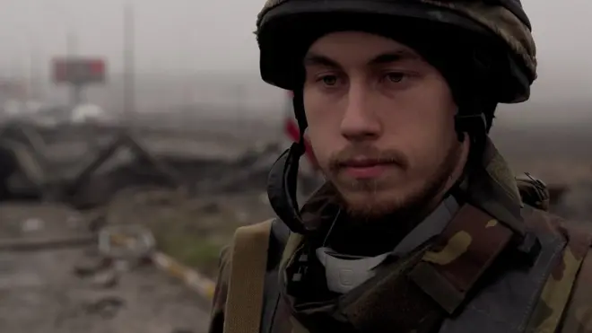 Ivan Kolehin, recluta del ejército de defensa territorial