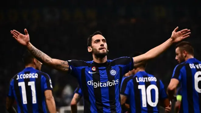 Çalhanoglu goal put Inter ahead