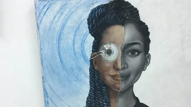 Women in technology art work