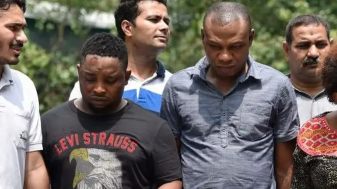 Police for Delhi, India arrest two Nigerians wit one lady from Kenya ontop suspicion say dem be drug supplier