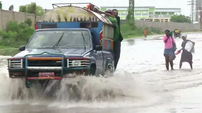Inundaciones en Haití