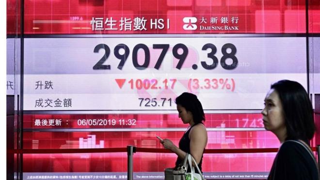 香港恒生指数5月6日早盘大跌逾3%。
