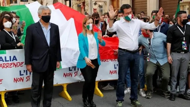 Roma'da düzenlenen gösteri