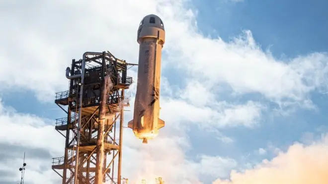 ایمازون، راکٹ، خلا، جیف بیزوس،