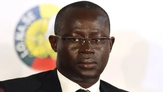 Augustin Senghor, president of Senegal's football federation.