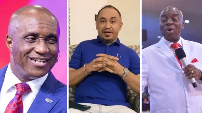 Pastor David Ibiyeomie, Daddy Freeze, David Oyedepo.