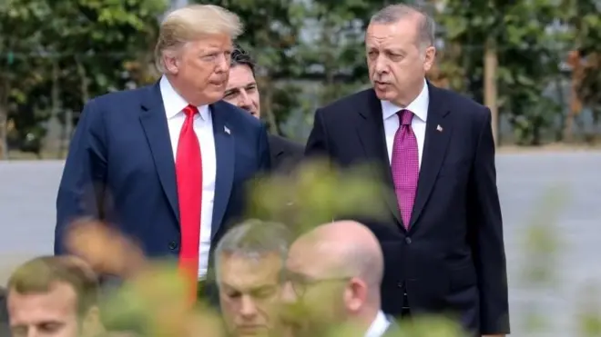Trump ve Erdoğan geçen yıl düzenlenen NATO zirvesinde
