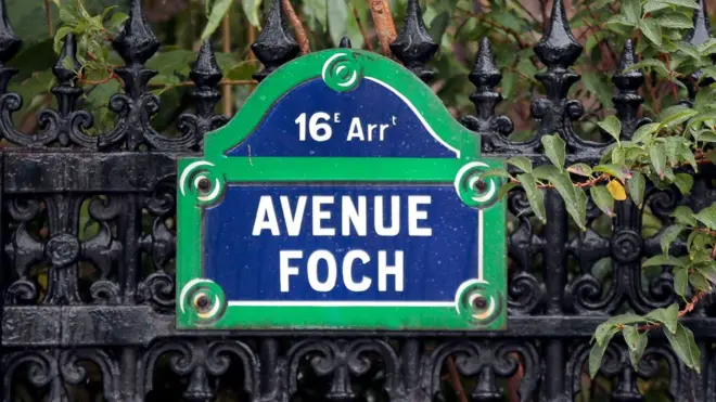 Hadisə Parisin Avenue Foch ərazisində