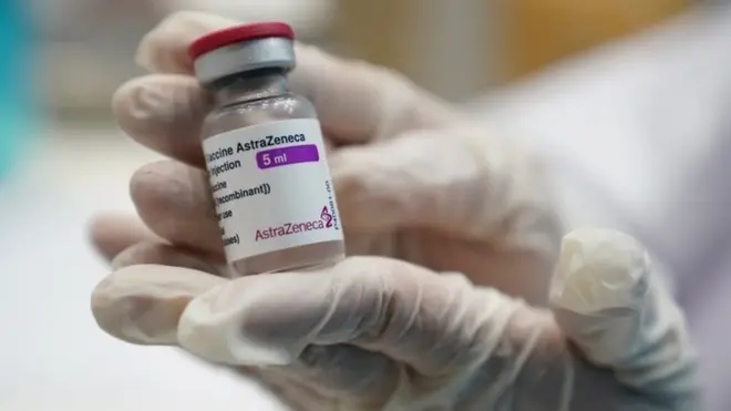 ขวดวัคซีนแอสตร้าเซนเนก้า