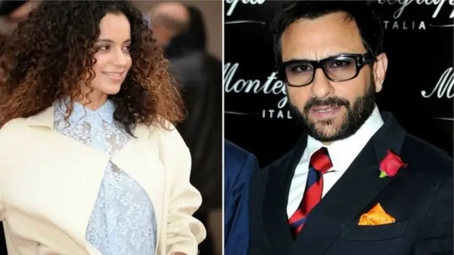 کنگنا اور سیف نے بالی وڈ میں اقربا پروری پر اپنی اپنی باتیں رکھی ہیں