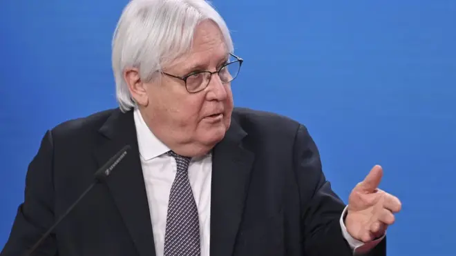 የተባበሩት መንግሥታት የአስቸኳይ ጊዜ እርዳታ አስተባባሪ ማርቲን ግሪፊትስ