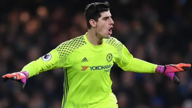 Thibaut Courtois club Chelsea don dey drop points for Premier League