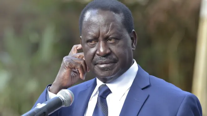 Raila Odinga no take part for di re-run election, im also ask im people to stay for house
