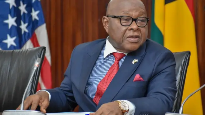 Speaker of Parliament, Professor Mike Oquaye