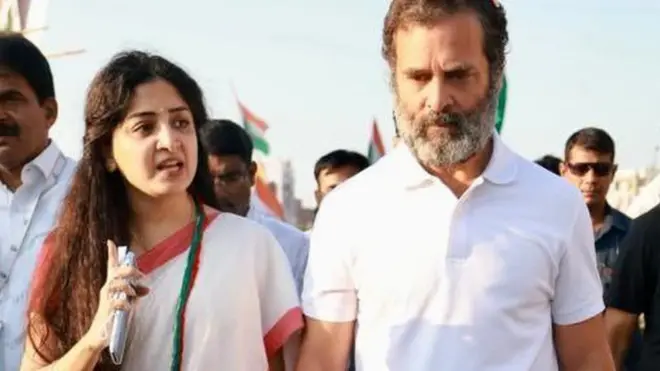 రాహుల్ గాంధీతో పూనమ్ కౌర్