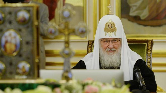 Патріарх Кирил на засіданні Синоду