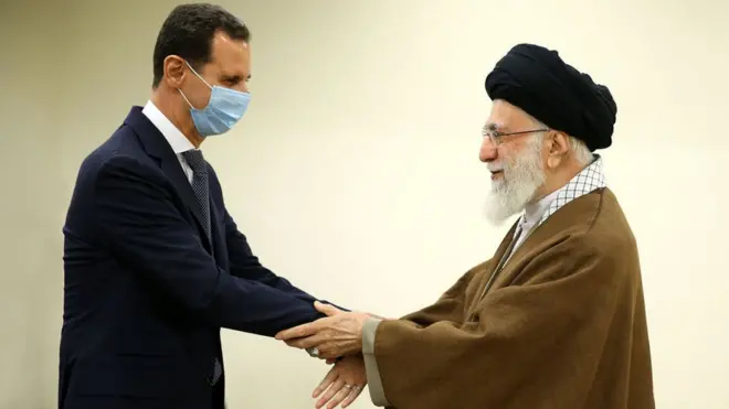 علی خامنه ای و بشار اسد